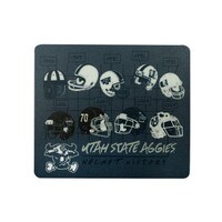 Utah State Helmet History Sticker 4 Inch